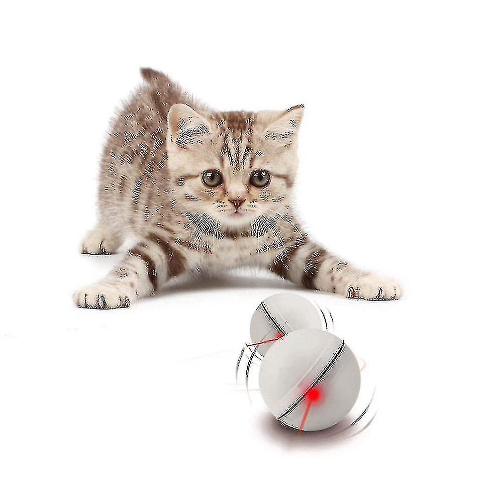 Interactive Cat Toy 360 Degree Self Rotating Ball Automatic Light Toy