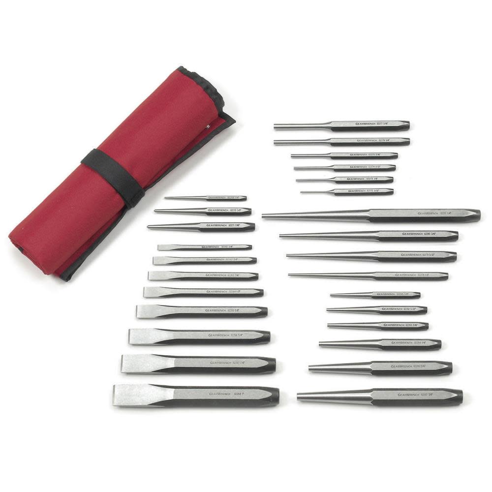 GEARWRENCH Punch and Chisel Set 27 pc. 82306 from GEARWRENCH