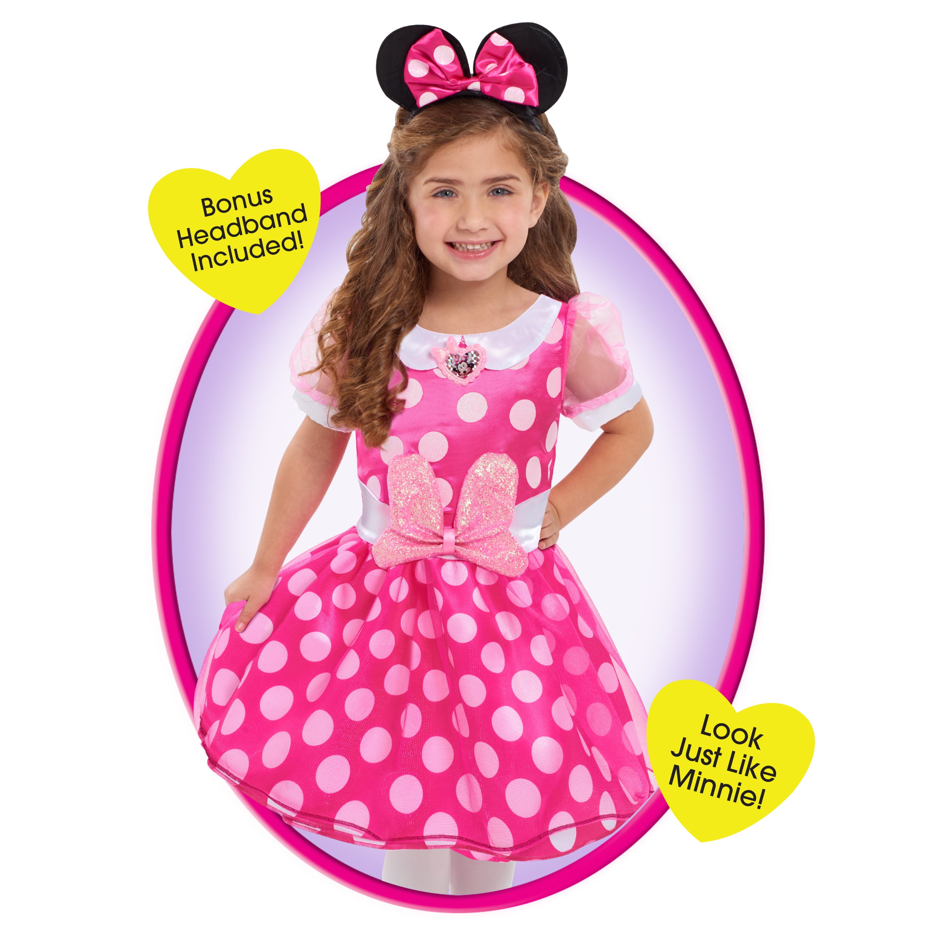 Minnie Mouse Bowdazzling Dress, Officially Licensed Kids Toys for Ages 3 Up, Gifts and Presents