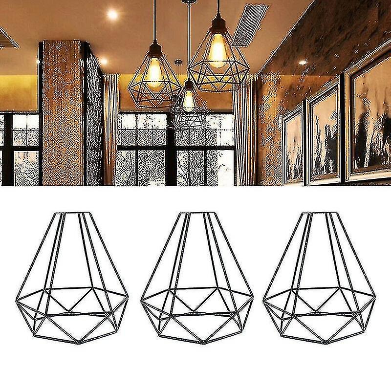 Metal Ceiling Lights Iron Lampshade Black Retro Dinning Room Bedroom Hanglamp Iron Ceiling Lights Fa