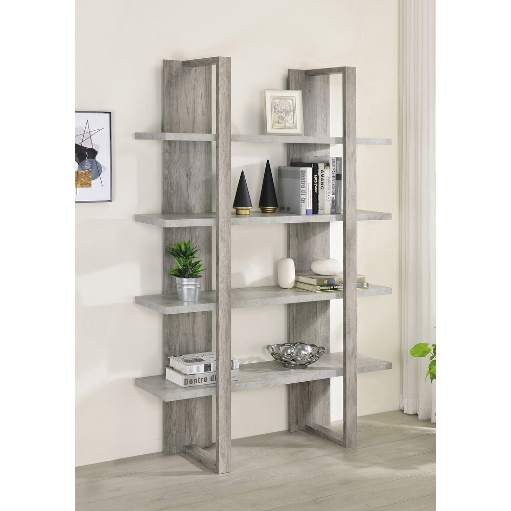 4 shelf Wood Bookcase