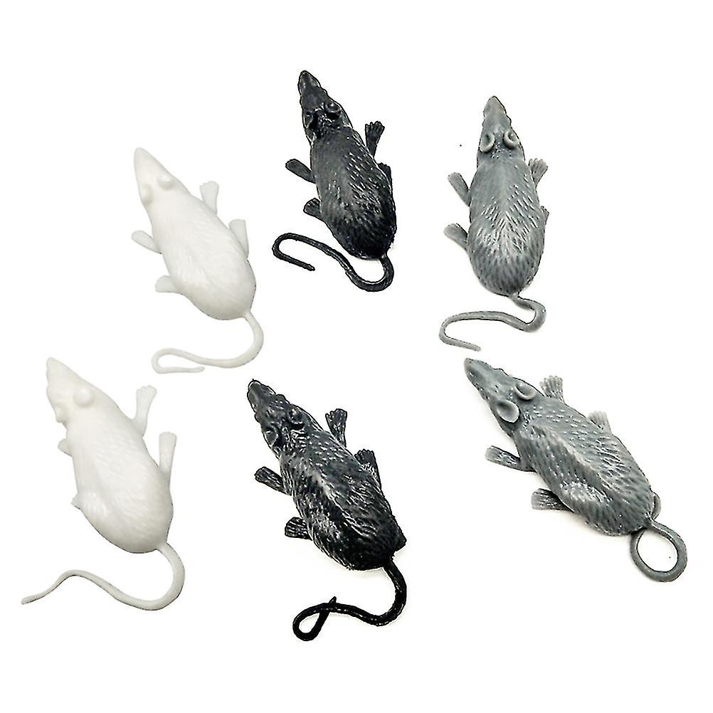 10PCS  Rat Toys Flick Rat Flying Rat Flingers Stretchy Finger  Decompression Toys Random Color