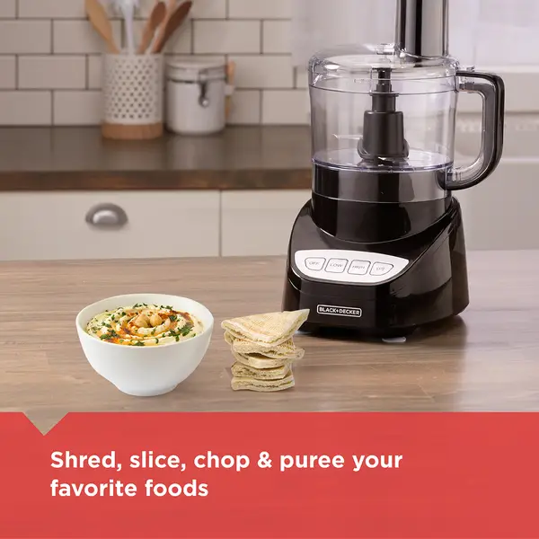 Black + Decker Easy Assembly 8-Cup Food Processor