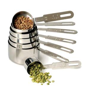 RSVP International Endurance 7-Piece Stainless Steel Measuring Cup Set DMC-10