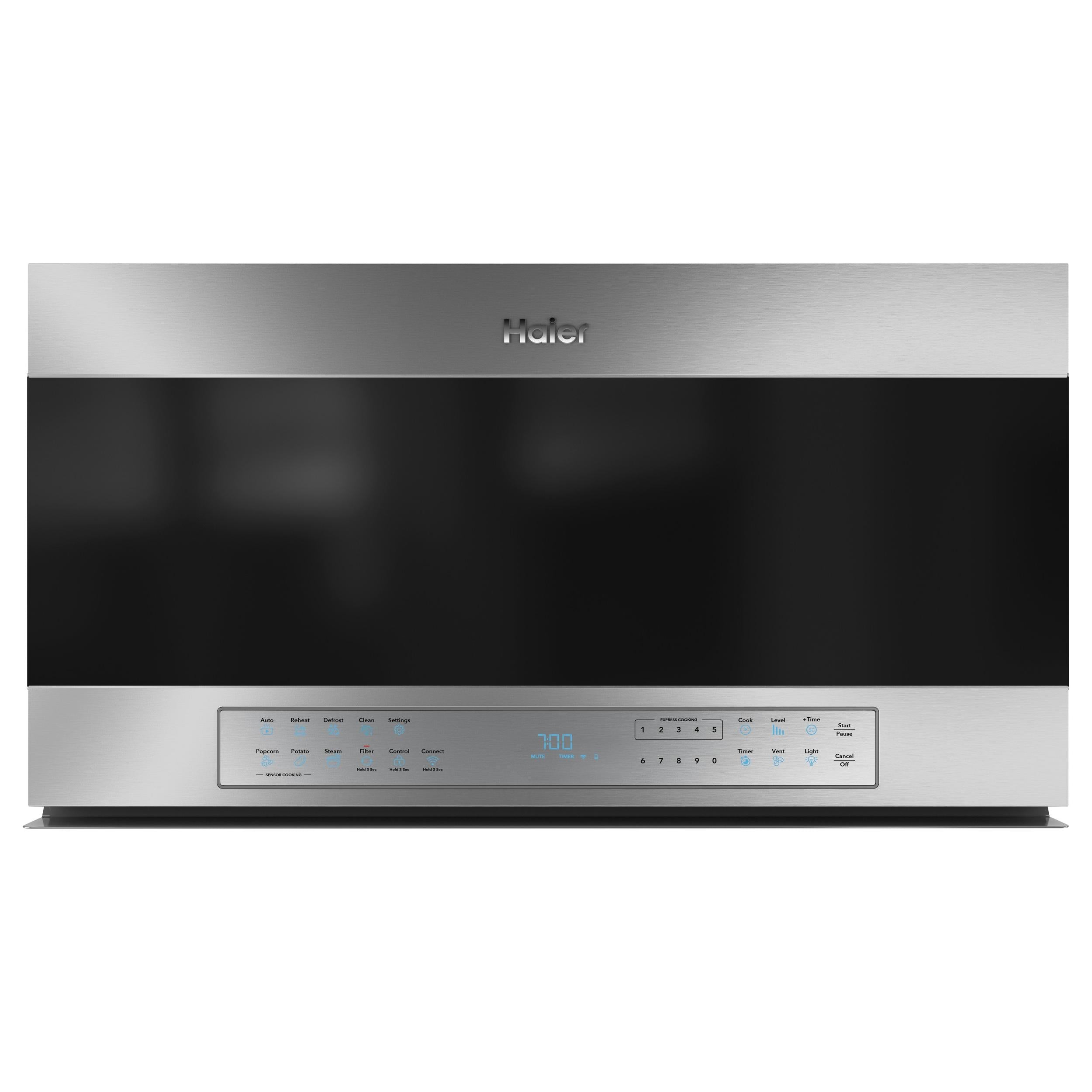 Haier 30-inch, 1.6 cu. ft. Over-the-Range Microwave with Wifi QVM7167RNCSS