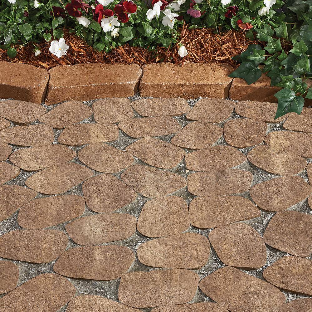 Pavestone Luna 6.02 in. L x 4.33 in. W x 2.36 in. H Travertine Blend Concrete Paver (640-Pieces116 sq. ft.Pallet 11013078.TRAV
