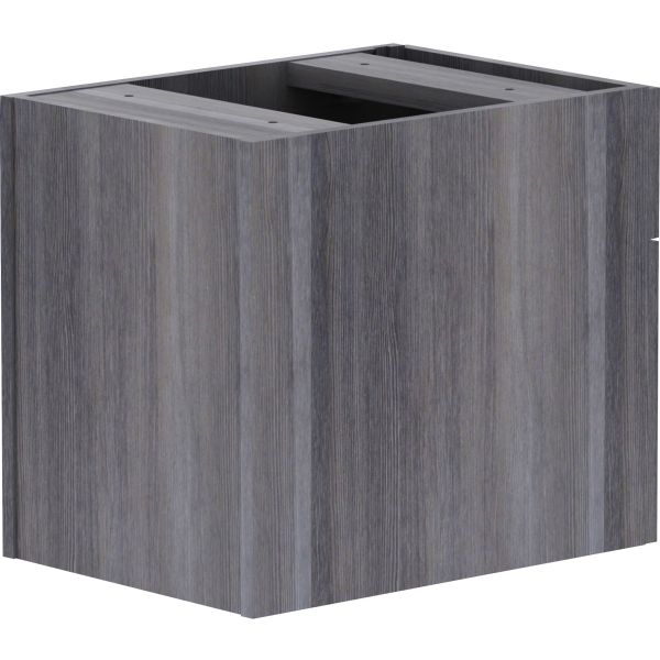 Lorell Weathered Charcoal Laminate Desking Pedestal