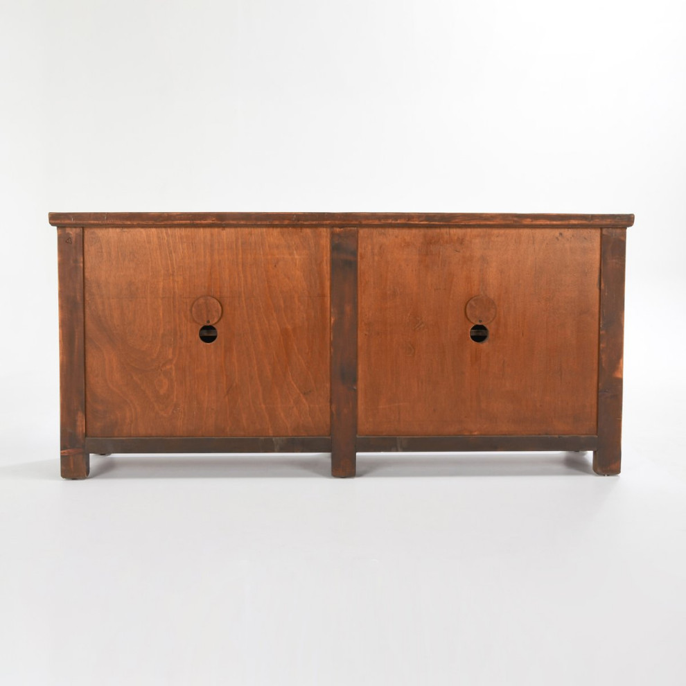 74 quotAntique White Sideboard Media Console   Farmhouse   Console Tables   by Terra Nova Designs  Inc.  Houzz