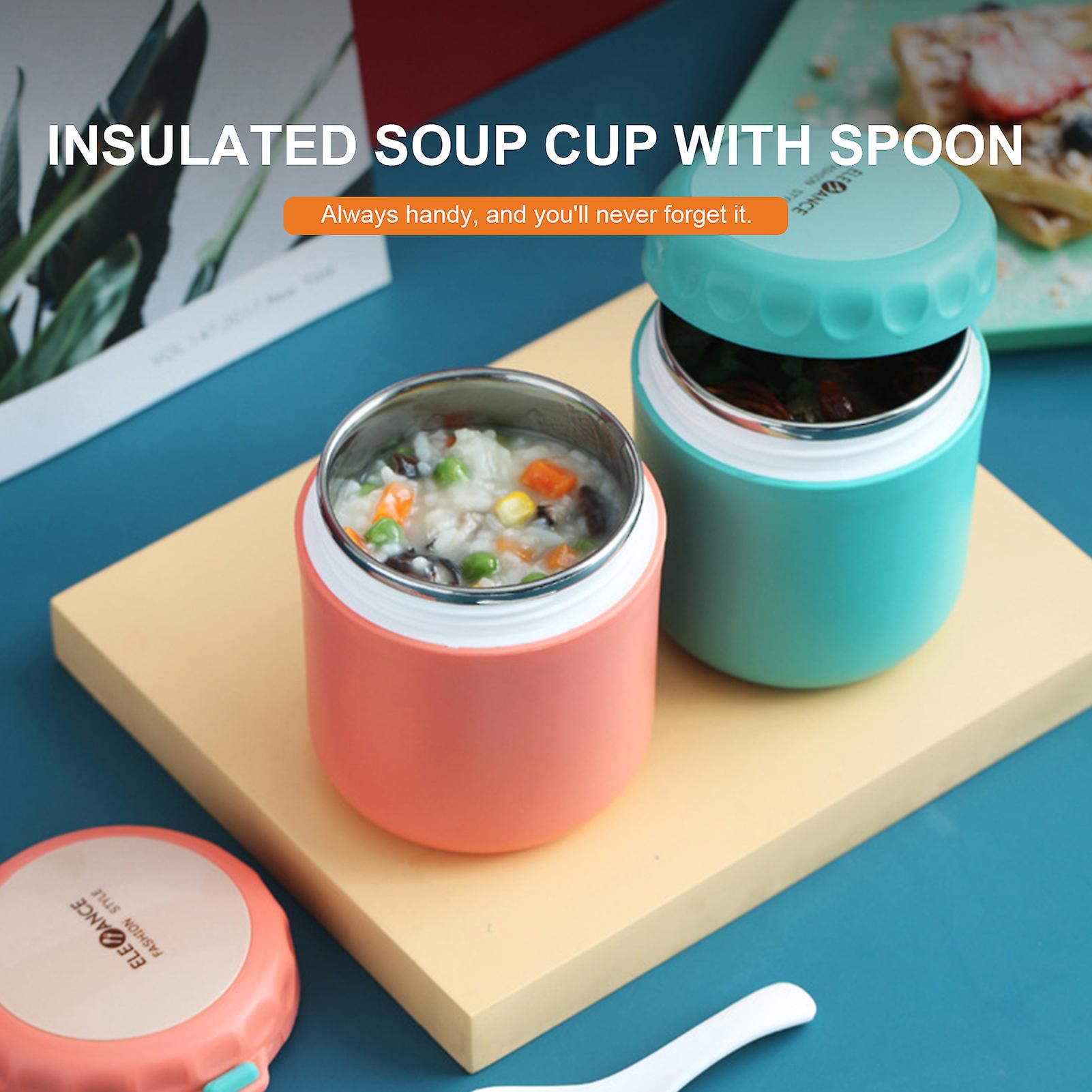 Insulated Soup Cup， Spoon