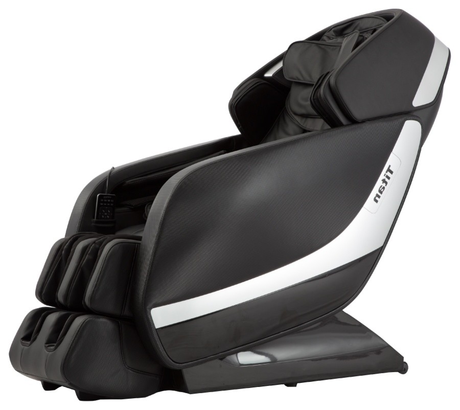 Titan Pro Jupiter XL L Track 3D Massage Chair with Space Saving  Zero Gravity   Contemporary   Massage Chairs   by easymassagechair  Houzz