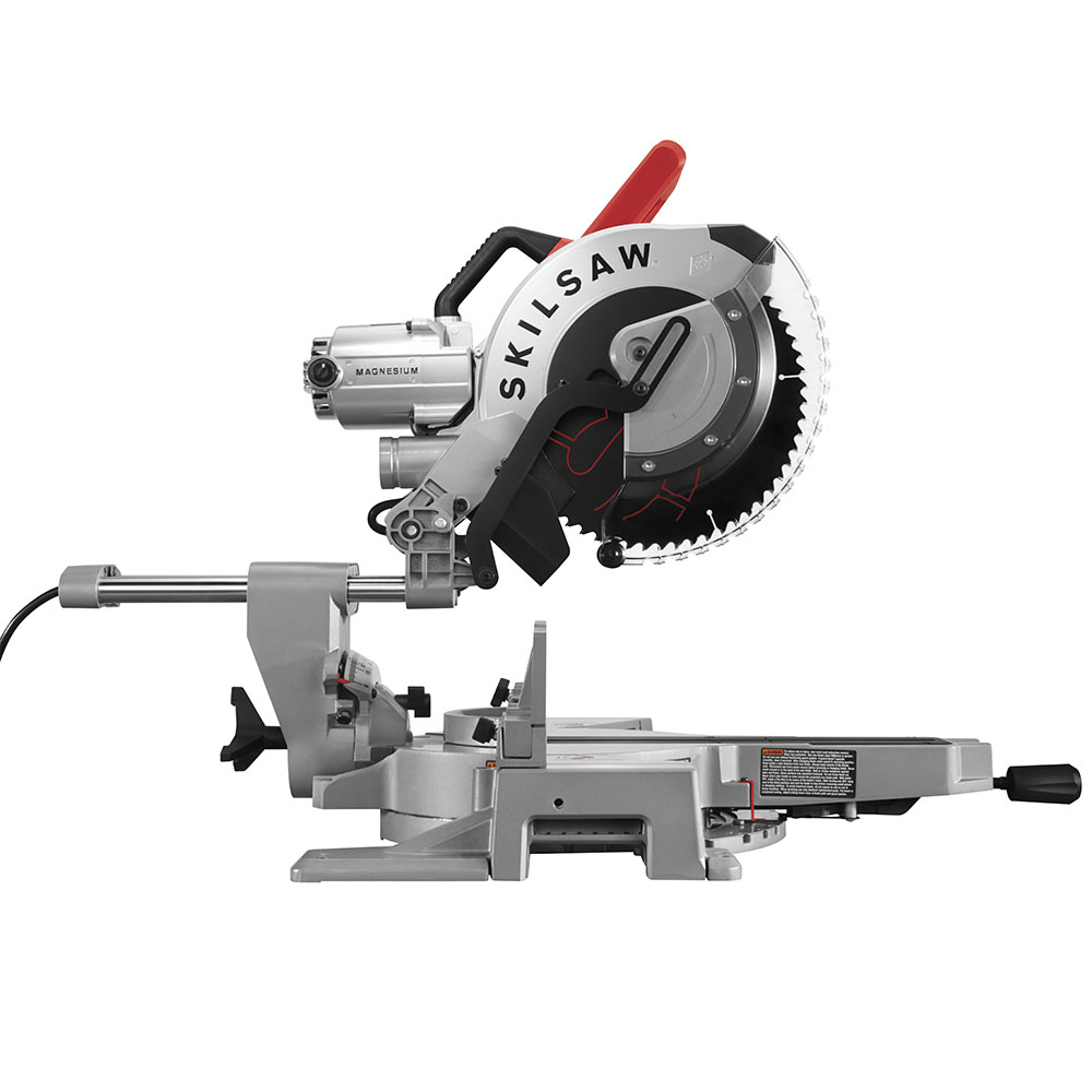 12 In. Worm Drive Dual Bevel Sliding Miter Saw ;