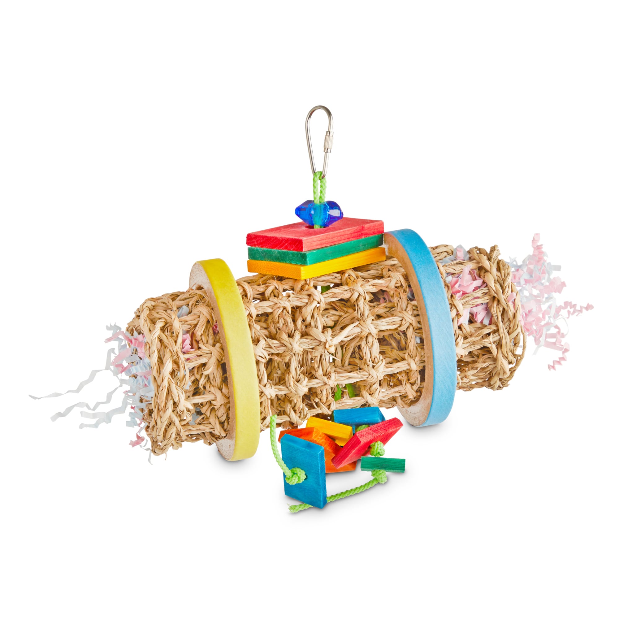 You  Me Vine Roll-Up Mat Foraging Bird Toy， Small