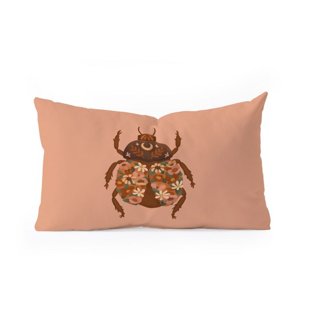 Lebrii Flower Beetle I Oblong Throw Pillow Society6