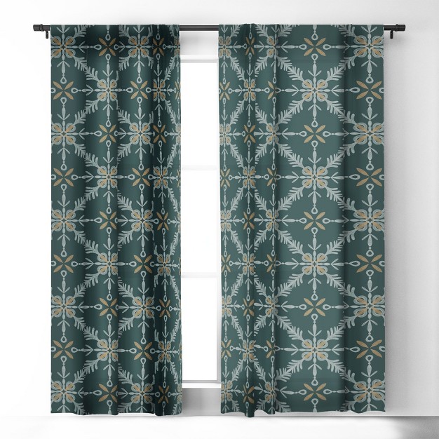 1pc Blackout Window Curtain Panel Deny Designs