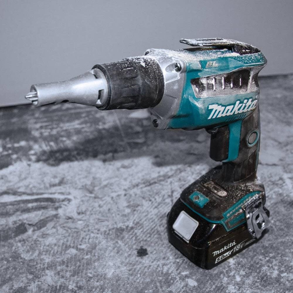 Makita 18V LXT Lithium-Ion Brushless Cordless Drywall Screwdriver Kit (5.0Ah) XSF03T from Makita