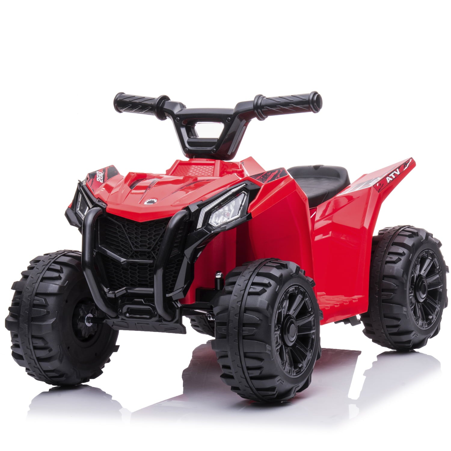 uhomepro 6V Kids Electric ATV 4 Wheels Ride On Cars Toy for Boys Girls, Red