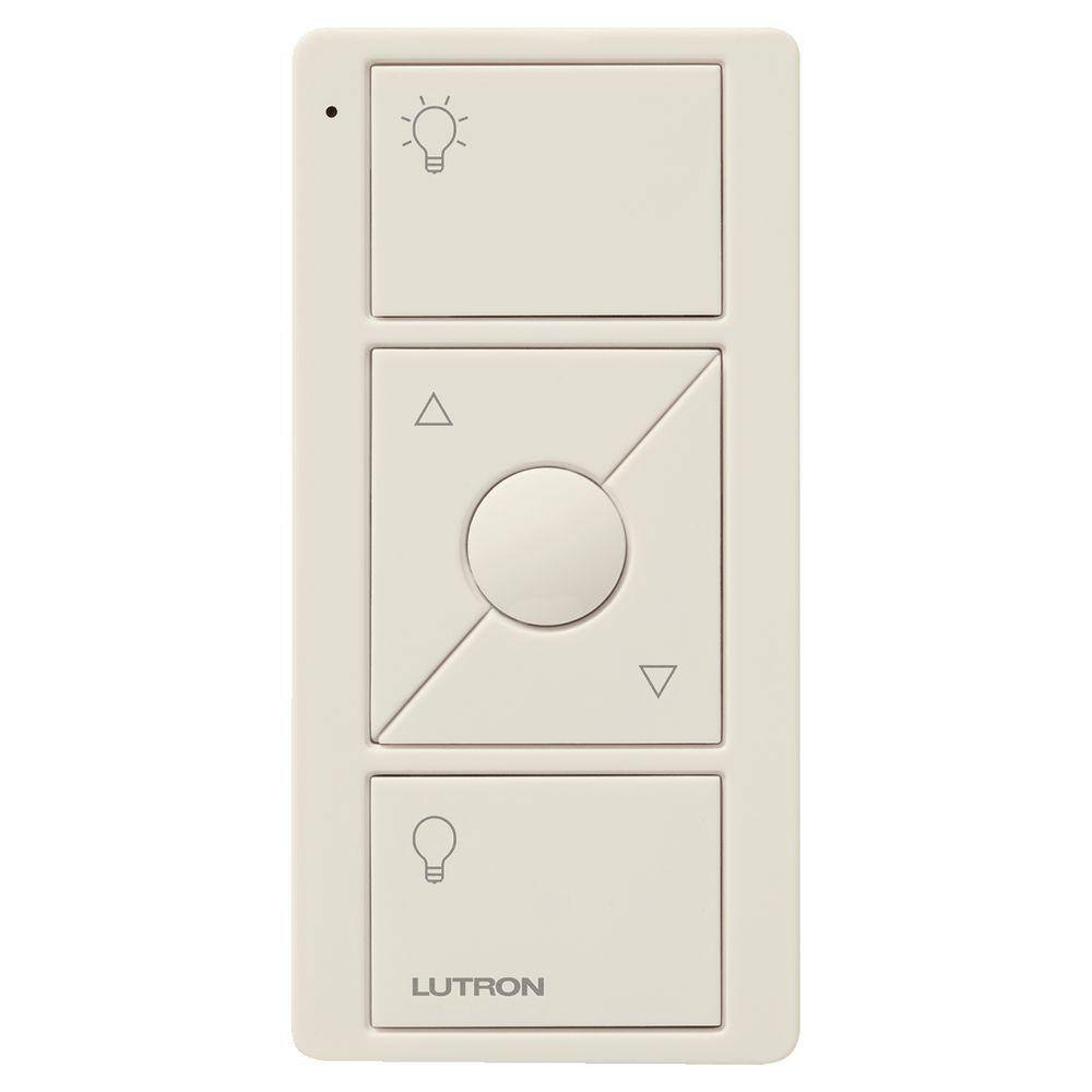 Lutron Pico Smart Remote (3-Button Dimming) for Caseta Smart Dimmer Switch Light Almond (PJ2-3BRL-LA-L01R) PJ2-3BRL-LA-L01R