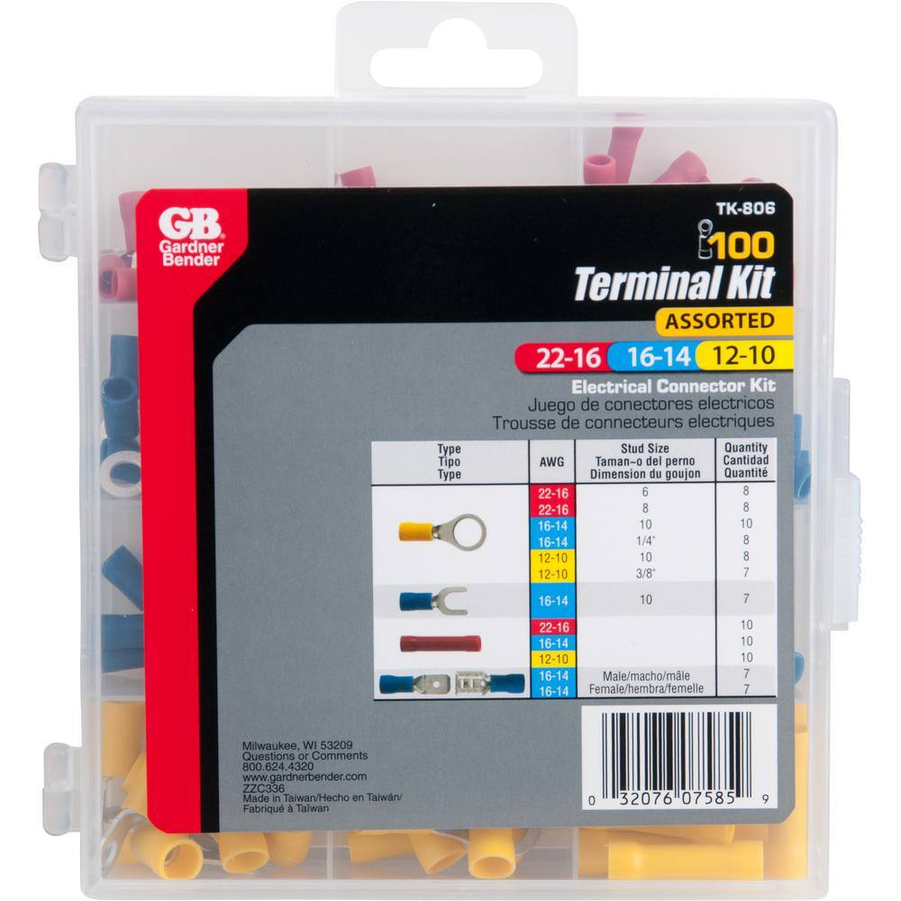 Gardner Bender 100-Piece Terminal Kit TK-806