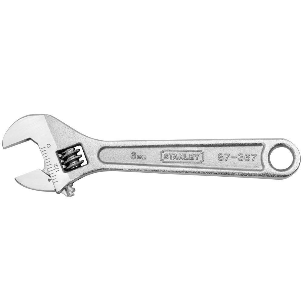 Stanley 6 in. Adjustable Wrench 87-367L