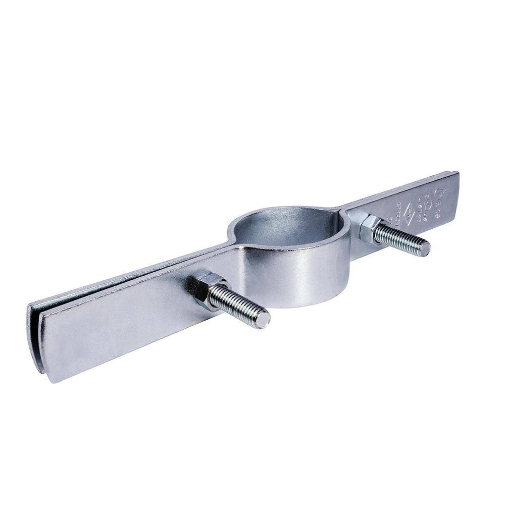 The Plumber's Choice 14 in. Riser Clamp in Electro Galvanized Steel 014CLRSGE