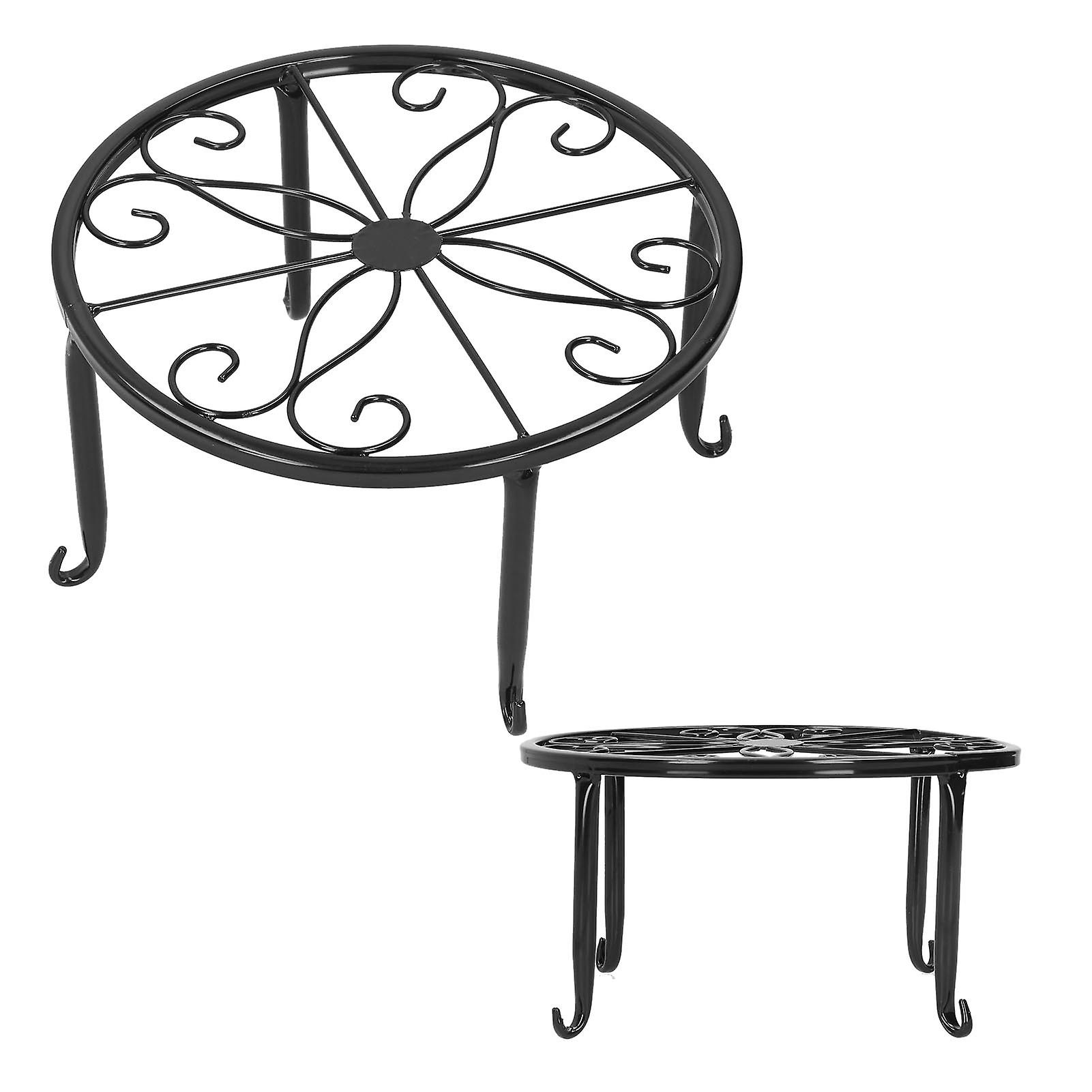 Wrought Iron Plant Stand Flower Pot Holder Stand Indoor Outdoor Display Rack Room Decor