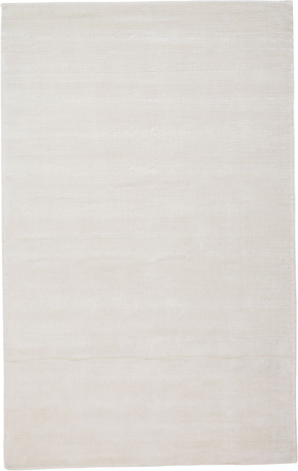 Knox Hand Woven Bright White Rug by BD Fine