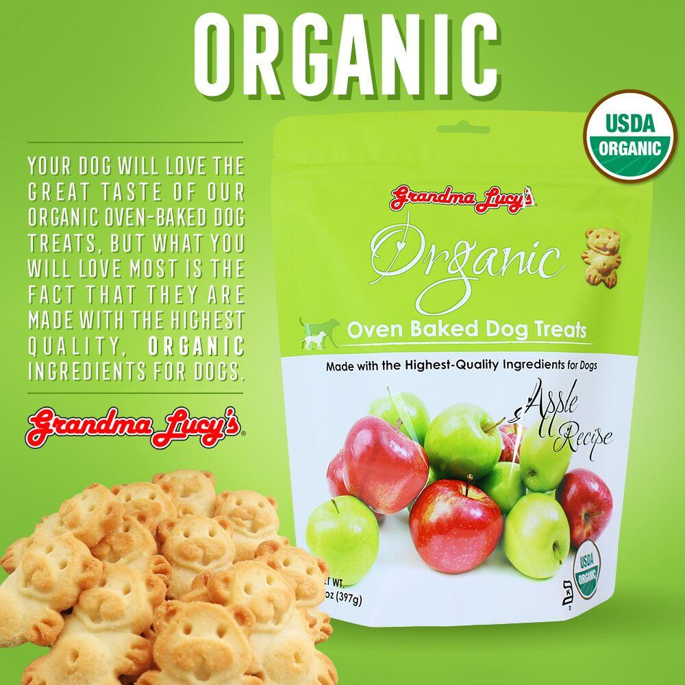 Grandma Lucy's Organic Apple Oven Baked Dog Treats