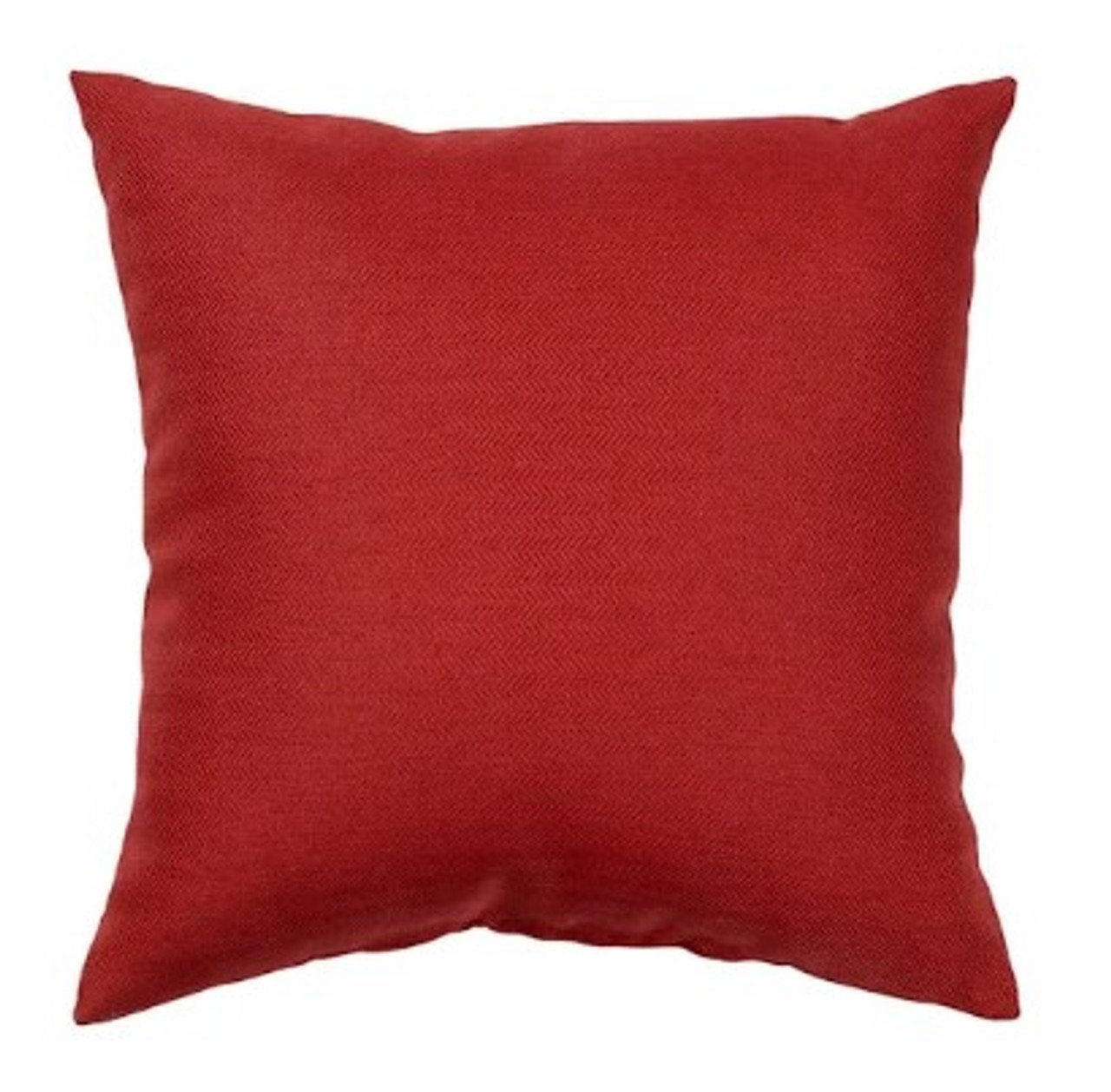 Square Throw Pillow Red