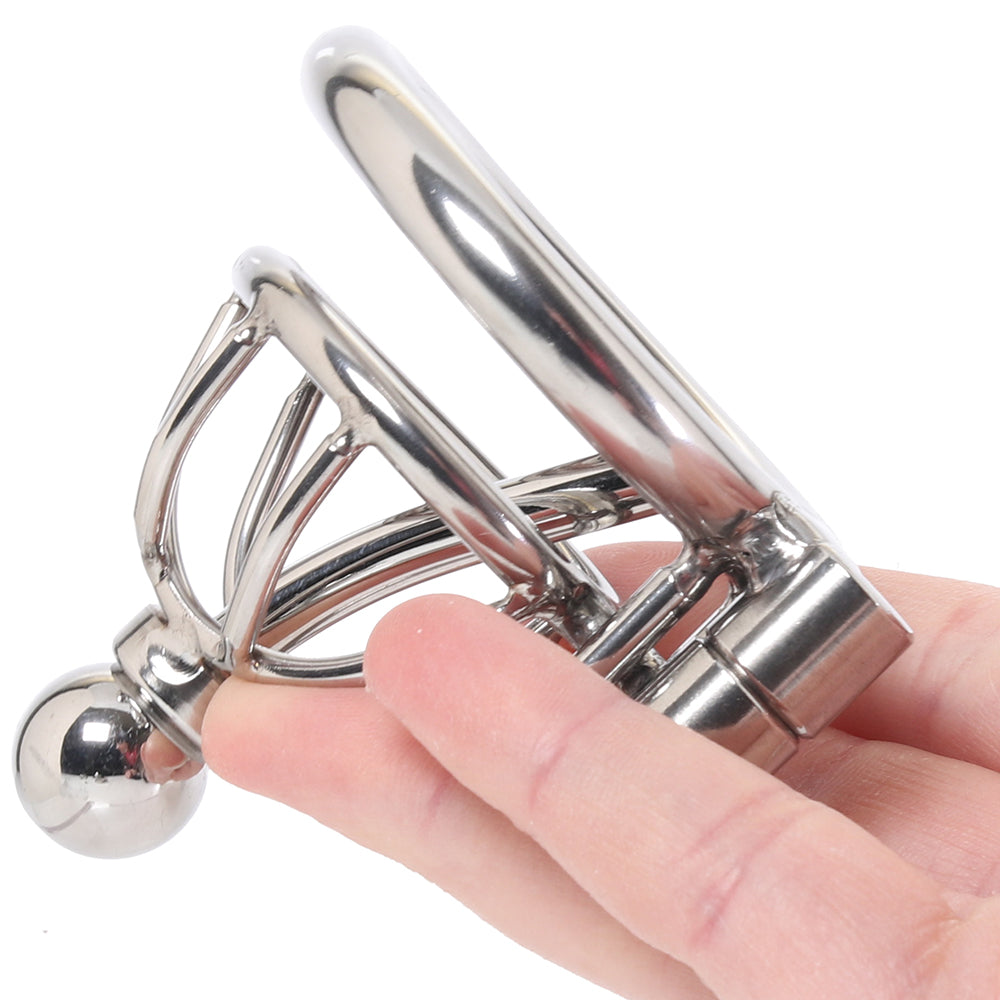 Lockmaster Inverted Urethral Straw Micro Chastity Cage