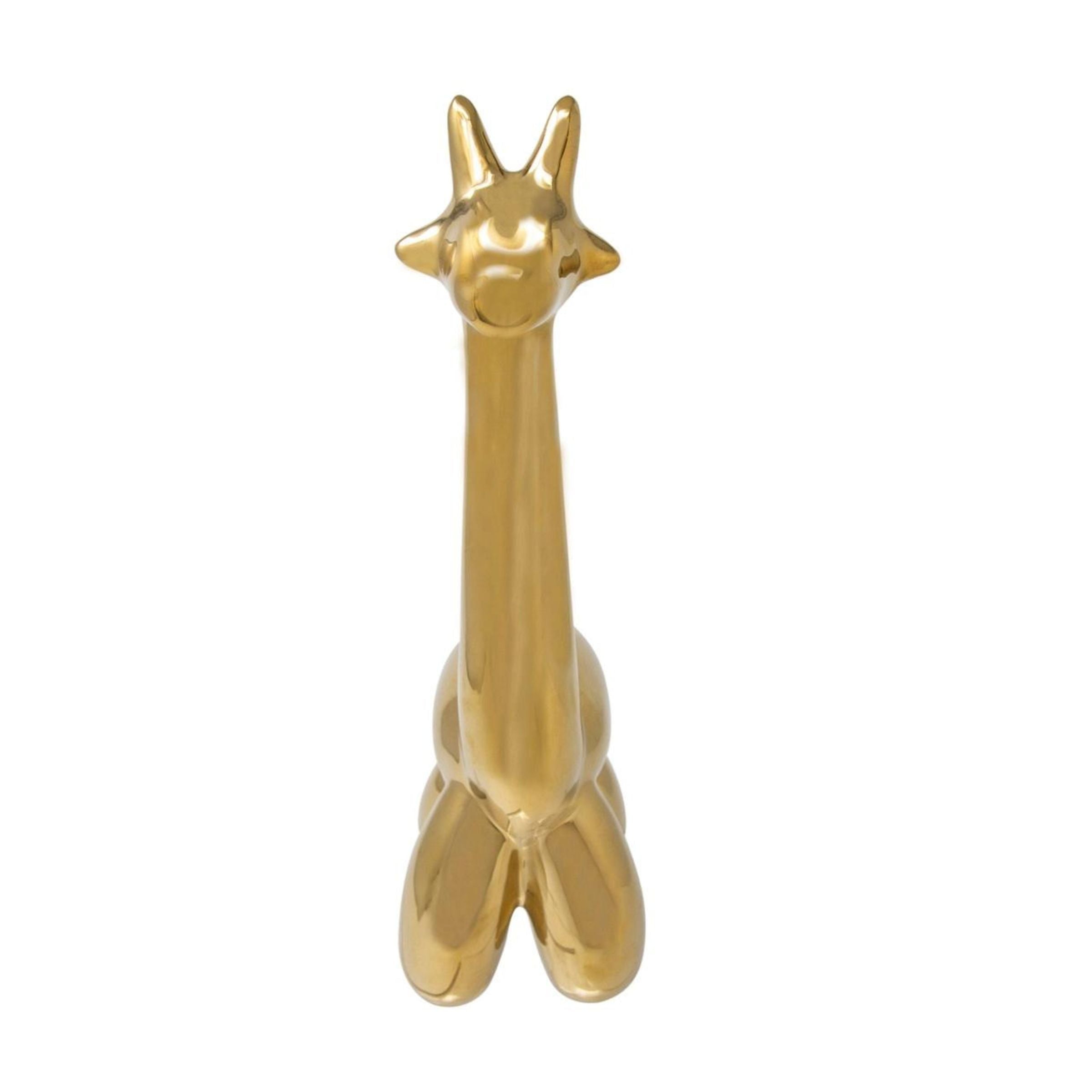 Gold Giraffe Balloon Animal 13655-01