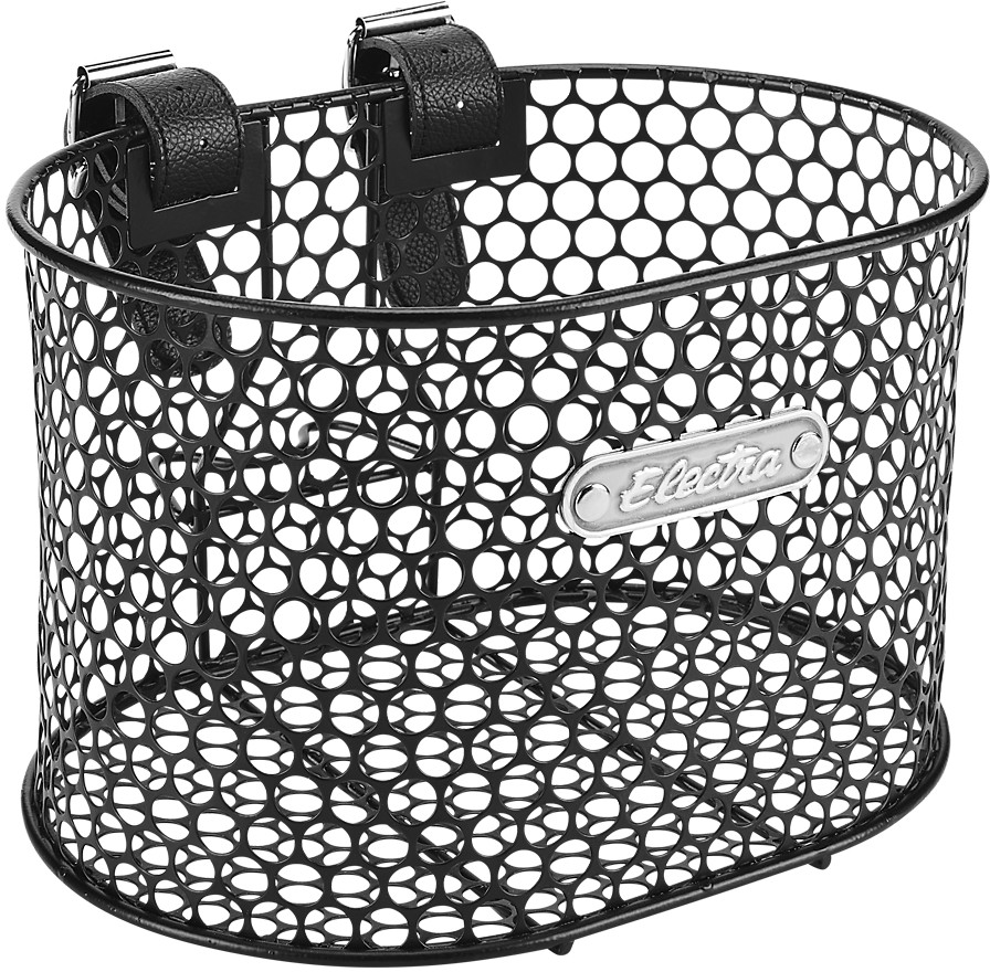 Electra Honeycomb Small Strap Front Basket - Black