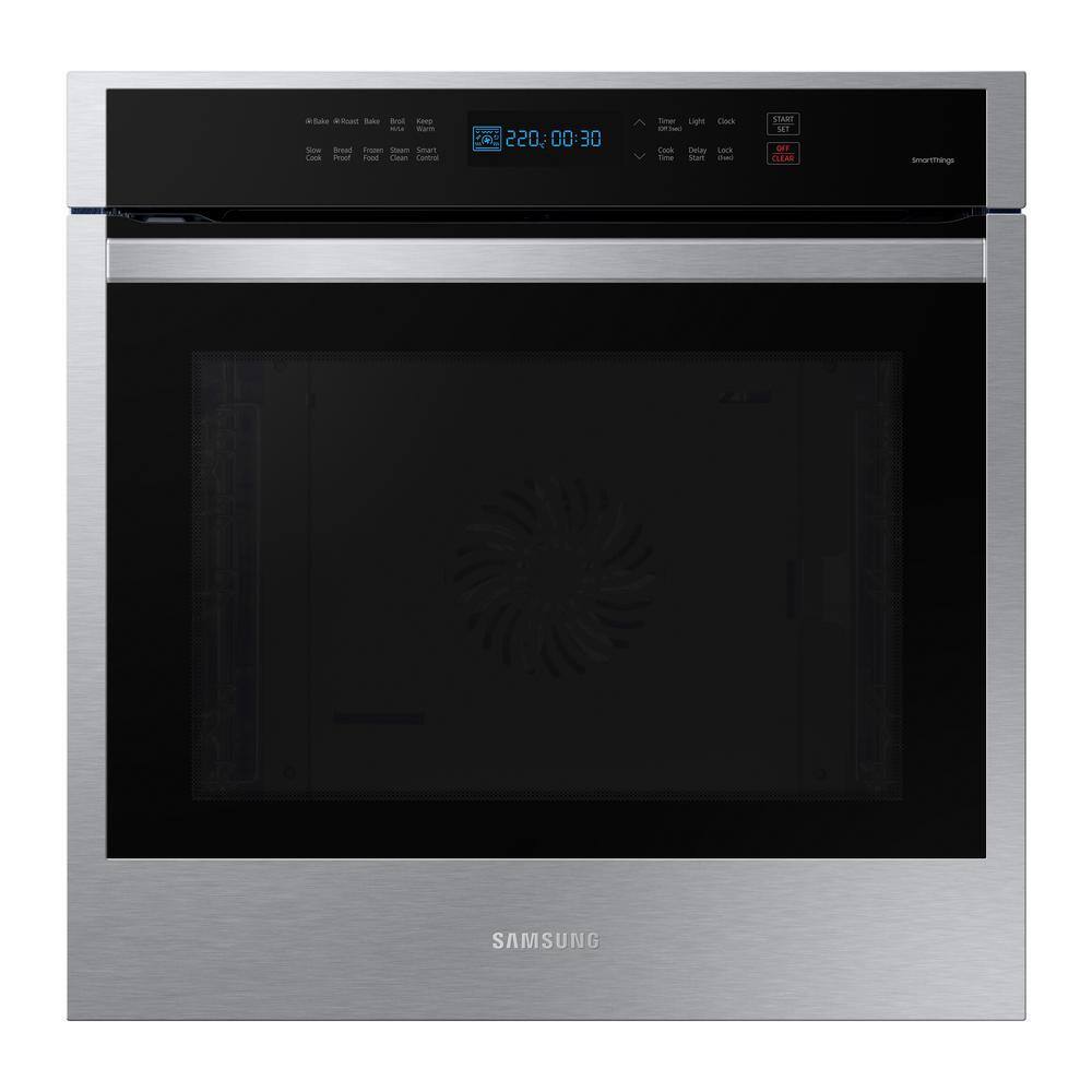  24 in. 3.1 cu. ft. Single Built-in Wall Oven with True Convection in Stainless Steel NV31T4551SS