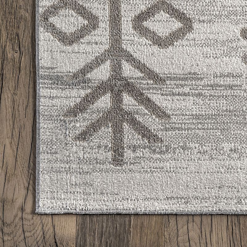 nuLOOM Rhonda Washable Symbolism Area Rug