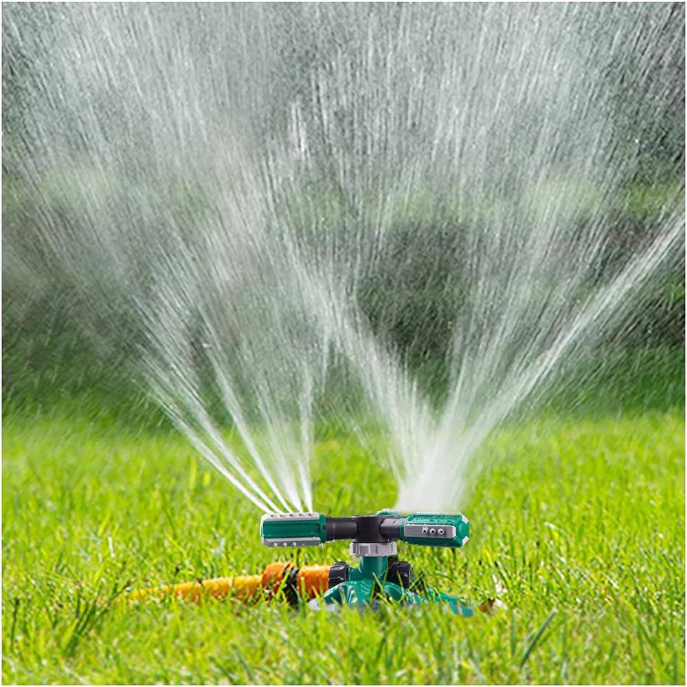 Garden Sprinkler Upgrade Automatic 360-Degree Rotating Irrigation Sprinkler System for Yard Garden Green B086HK1BH9