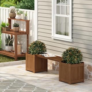 Furinno Tioman Natural Hardwood Planter Box FG16011