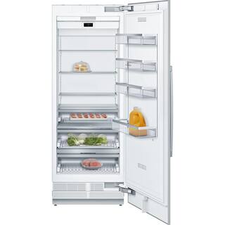 Bosch Benchmark Benchmark Series 30 in. W 16.8 cu. ft. Built-In Smart Freezerless Refrigerator Custom Panel Ready Counter Depth B30IR905SP