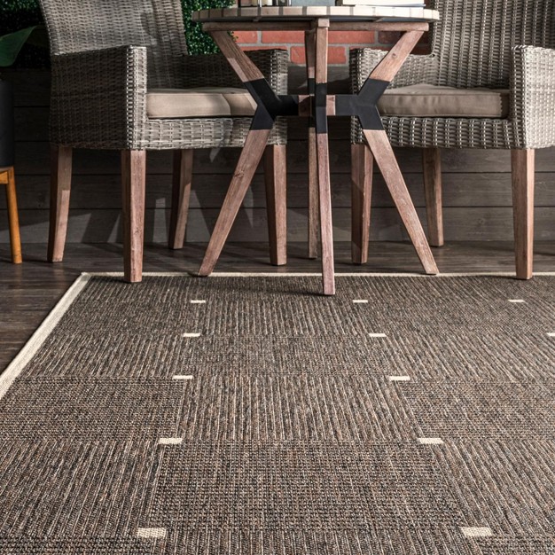 Nuloom Ryann Glen Check Indoor outdoor Area Rug