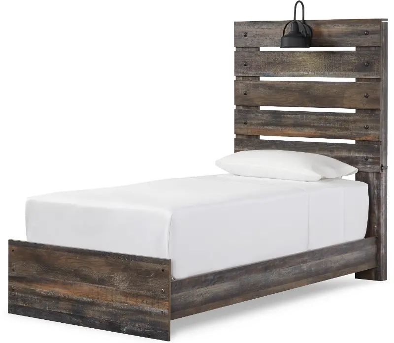 Sunset Park Rustic Brown Twin Bed