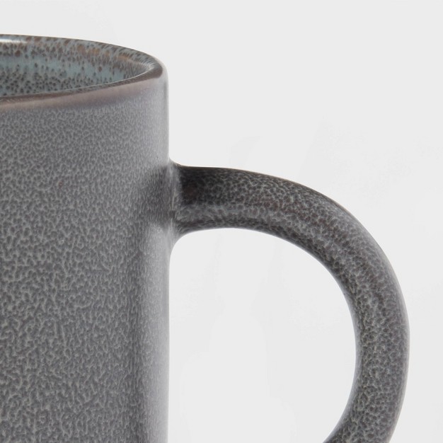 15oz Stoneware Tilley Mug Dark Gray