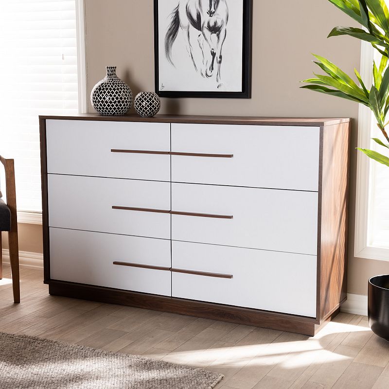 Baxton Studio Mette Medium Brown Dresser