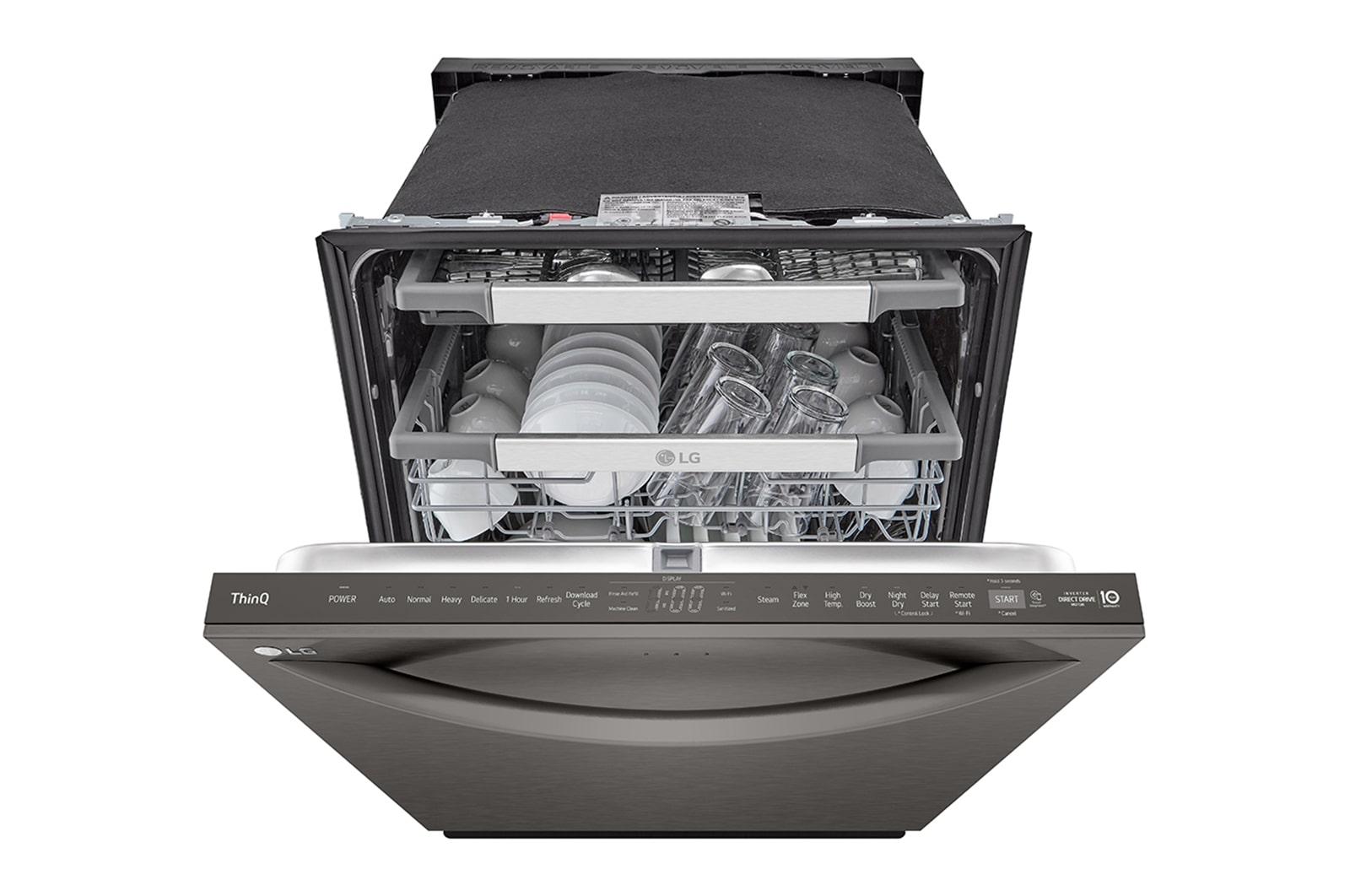 Lg LDTH7972D Smart Top Control Dishwasher With 1-Hour Wash & Dry, Quadwash™ Pro, Dynamic Heat Dry And Truesteam®