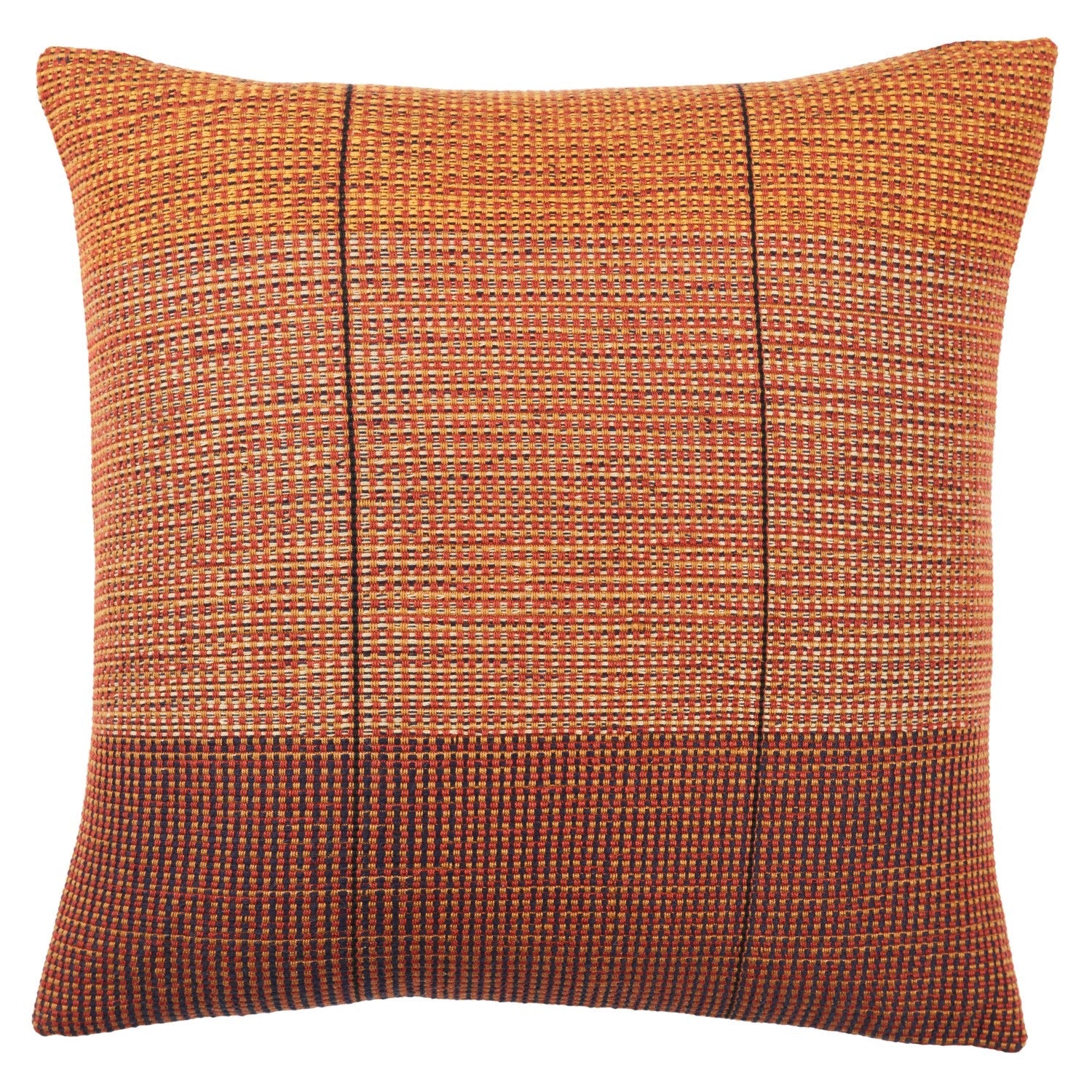 Nagaland Impur Red & Gold Pillow