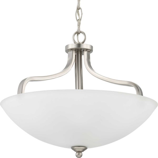 Progress Lighting Laird 3 Light 16 Wide Semi-Flush Bowl Ceiling