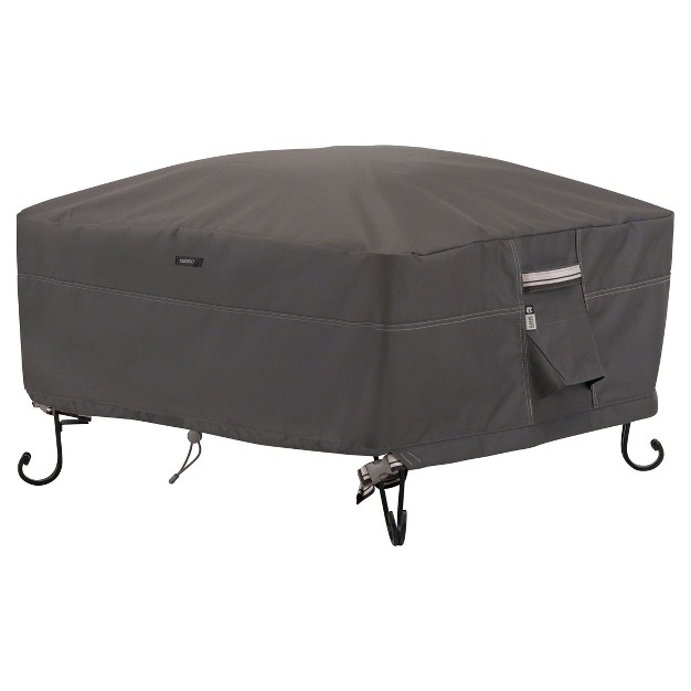 Ravenna Full Coverage Fire Pit Cover Dark Taupe Classic Accessories