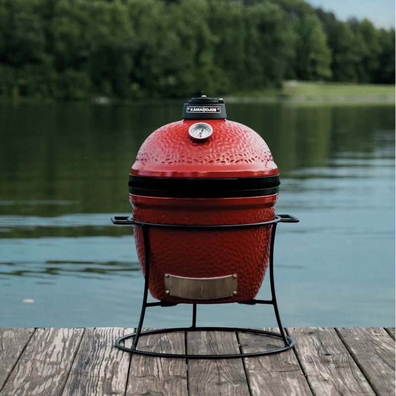 Kamado Joe Jr. Ceramic Charcoal Grill Blaze Red