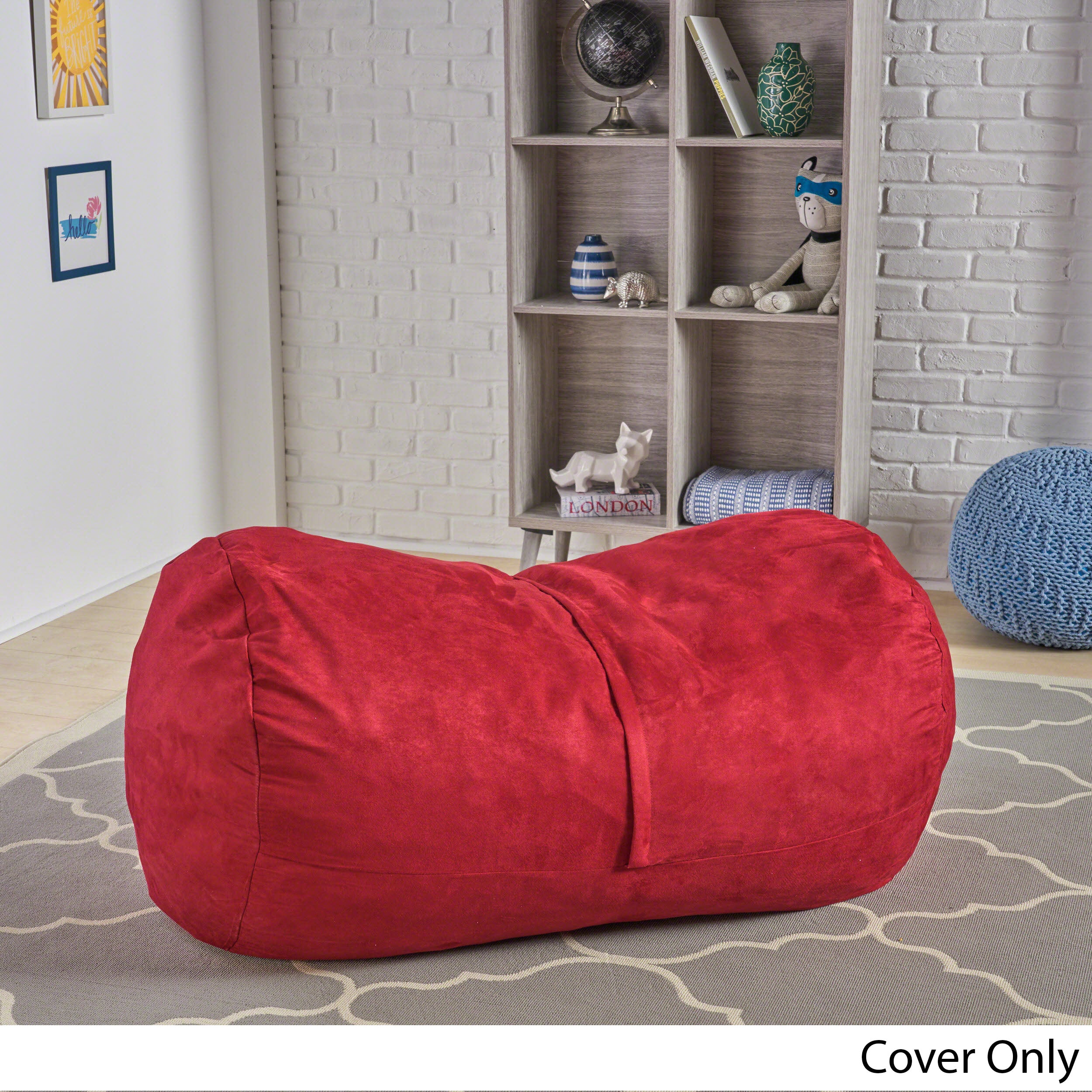 Tryson Traditional 4 Foot Suede Bean Bag (Cover Only)