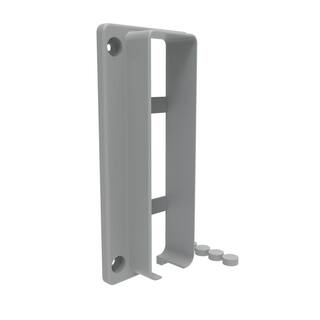 Barrette Outdoor Living Gray Vinyl Fence Transition Post Bracket 73055115