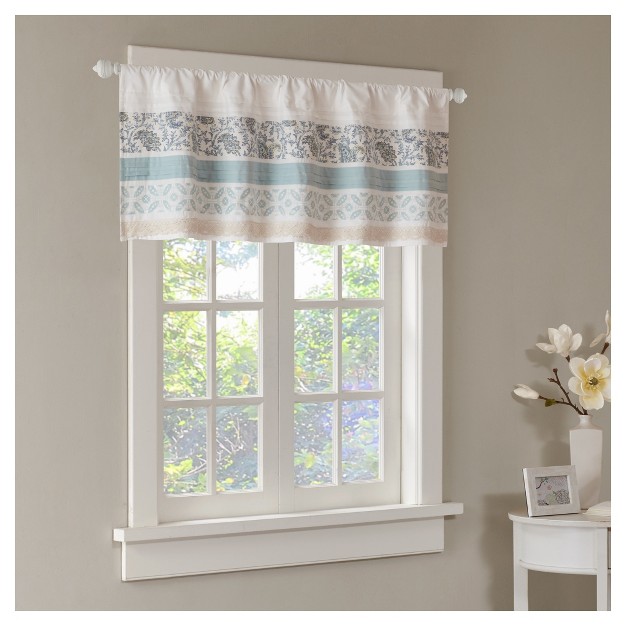 Stella Window Valance Blue Lush D cor