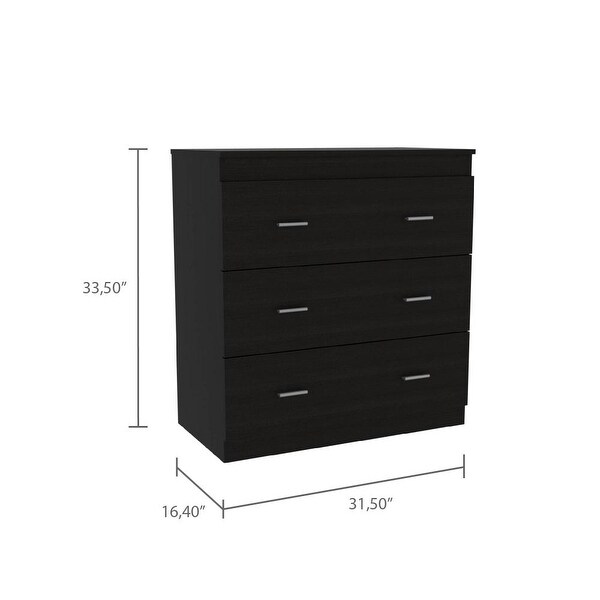 Minimalist Style 3-Drawers Dresser Chests for Bedroom， Modern Storage Dressers Organizer for Living Room， Hallway - - 37828083