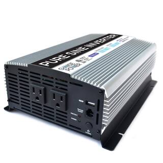 GoWISE USA 1000-Watt Continuous2000-Watt Peak Pure Sine Wave Inverter PS1002